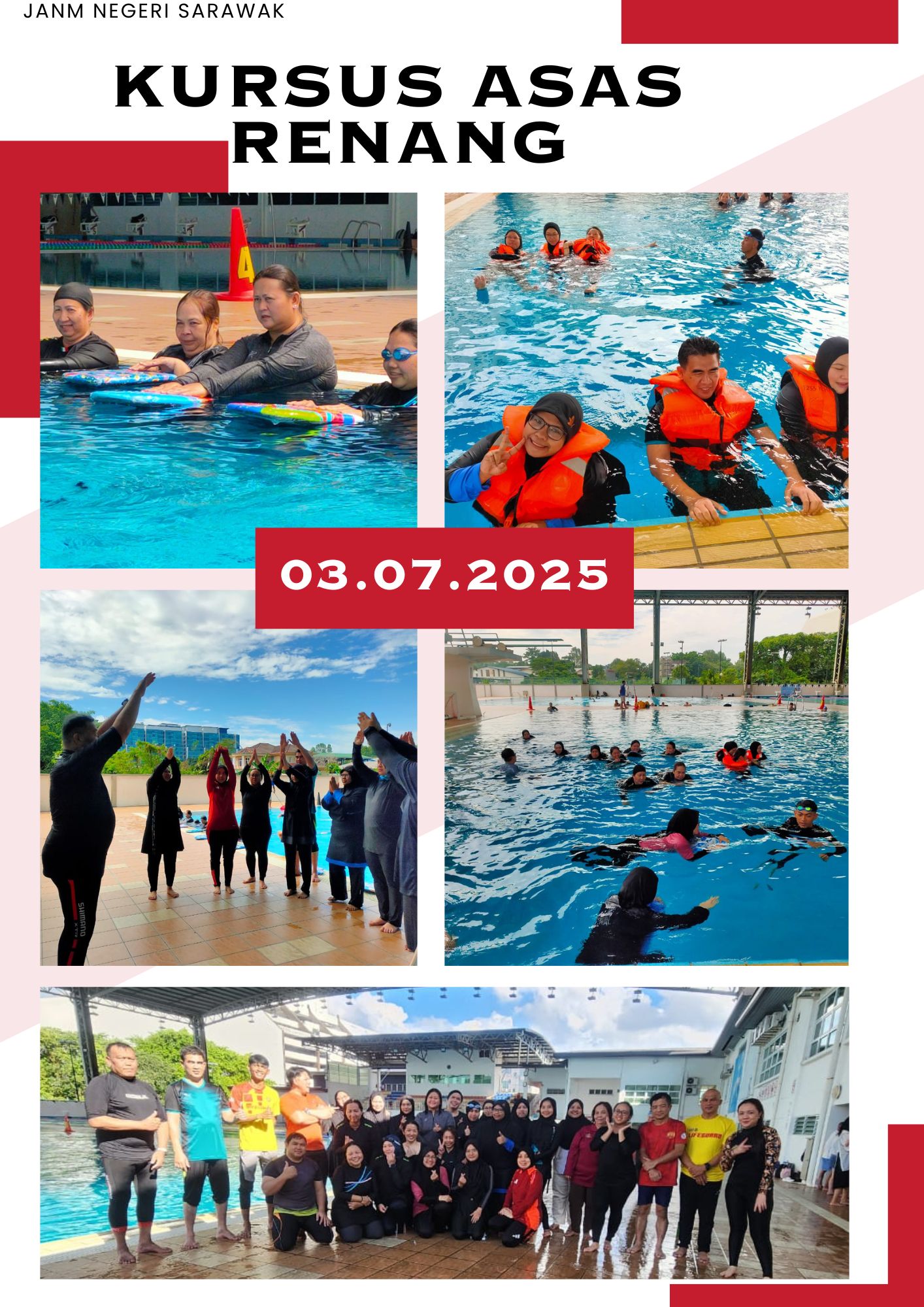KURSUS ASAS RENANG