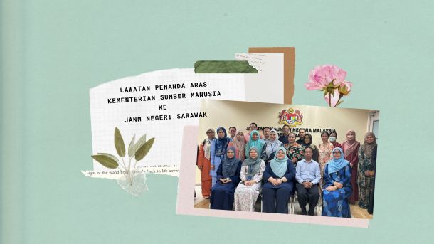 LAWATAN PENANDA ARAS KEMENTERIAN SUMBER MANUSIA KE JANM NEGERI SARAWAK